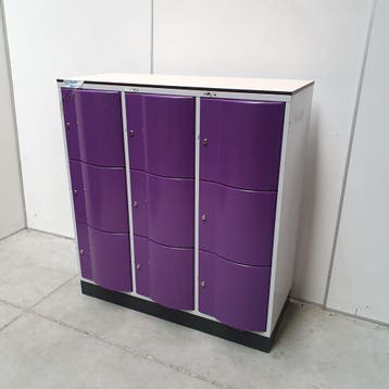 9-deurs CP lockerkast HUFTERPROOF MET SCHADE - 125x115x48 cm, Huis en Inrichting, Ophalen of Verzenden, Nieuw
