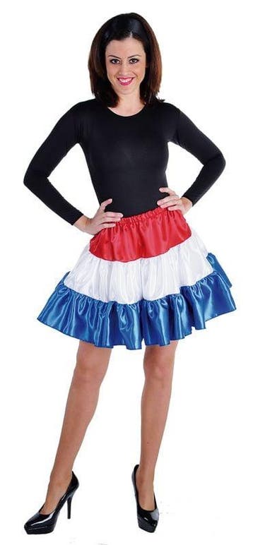 Volangen Holland rokje rood/wit/blauw, Kleding | Dames, Carnavalskleding en Feestkleding, Ophalen of Verzenden, Nieuw