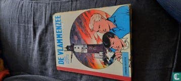 Lefranc - De vlammenzee - 1961, Boeken, Eén stripboek, Verzenden, Gelezen, Martin, Jacques.