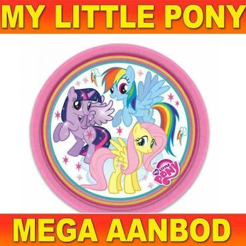 My little pony - kinderfeestje - My little pony feestje!, Ophalen of Verzenden, Nieuw, Feestartikel