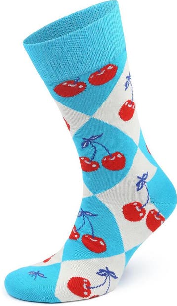 Happy Socks Sokken Argyle cherry maat 41-46 Heren, Kleding | Heren, Sokken en Kousen, Verzenden, Nieuw, Blauw, Happy Socks