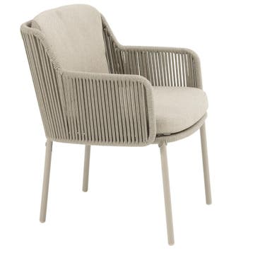 Bernini dining tuinstoel latte 4 Seasons Outdoor, Ophalen of Verzenden, Nieuw