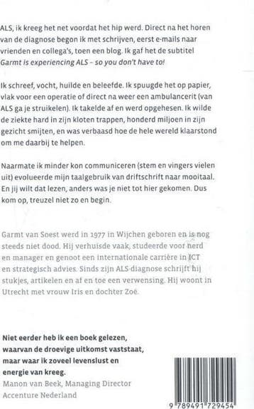 ALS dan toch Eerste boek, Ophalen of Verzenden, Nieuw
