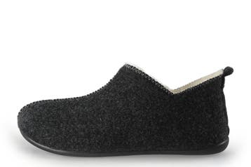 Manfield Pantoffels in maat 41 Zwart, Verzenden, Zwart, Zo goed als nieuw, Pantoffels of Sloffen