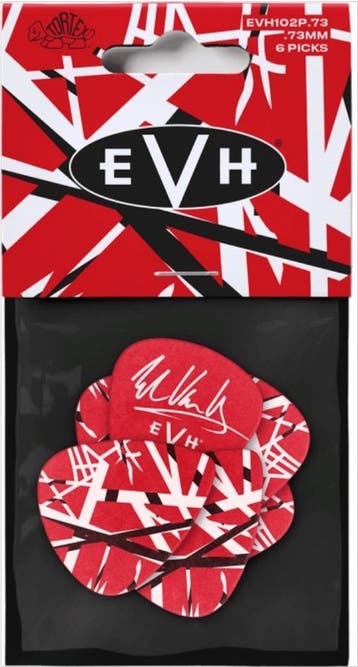 Jim Dunlop Eddie Van Halen Frankenstein plectrum 0.73 mm, Muziek en Instrumenten, Ophalen of Verzenden, Nieuw, Elektrische gitaar