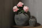 Zijden Pioenroos bloeiend roze 50 cm, Huis en Inrichting, Woonaccessoires | Kunstplanten en Kunstbloemen, Ophalen of Verzenden