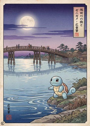 Kleury.art - [XL MATTE PAPER] Snorlax Beneath the Sakura, Nieuw