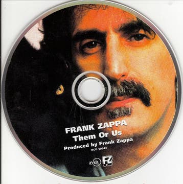 Zappa – Them Or Us (CD, 1995), Ophalen of Verzenden, Gebruikt
