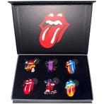 The Rolling Stones Tongue Evolution 1 - Pin set off. merch., Ophalen of Verzenden, Nieuw, Kleding