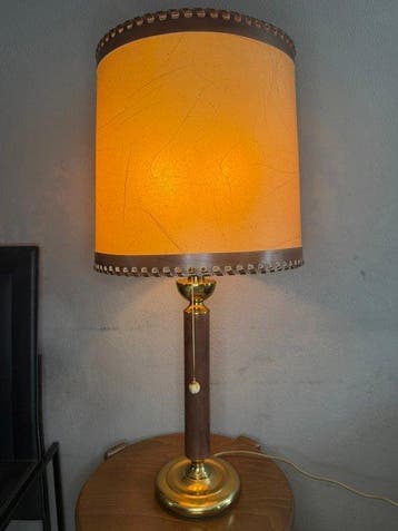 Kullmann Lampen - Kolom vloerlamp - Verguld messing -, Huis en Inrichting, Nieuw
