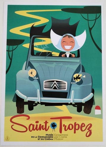 Monsieur Z - Saint tropez - Poster < Sœur Clotilde > Musée