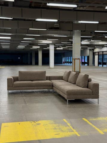Design on Stock Aikon Lounge | NIEUWSTAAT + Garantie, 300 cm of meer, Ophalen of Verzenden, Zo goed als nieuw, Bank Hoekbank Bankstel Bankje Loungebank Banken Chaise Lounge 