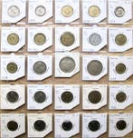 Monaco. 25 different coins 1924-1982 | 10 Centimes to 100