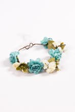 Grote Bloemenkrans Haar Koraal Koraalrood Bloemen Haarband D, Kleding | Dames, Carnavalskleding en Feestkleding, Ophalen of Verzenden