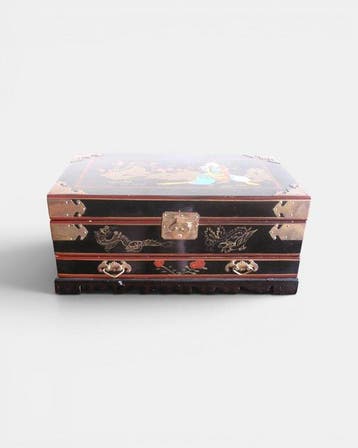 Kabinet - chinese juwelenkist - chinees hout - chinese