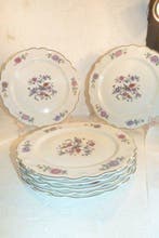 Limoges - Theodore haviland - Dessertservies (6) - Porselein, Antiek en Kunst