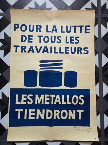 Atelier populaire - Atelier populaire - Les Metallos, Antiek en Kunst