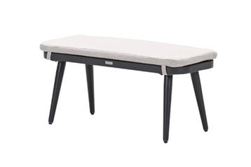 GI Allasio tuinbank - Carbon black/Zand, Tuin en Terras, Verzenden, Nieuw, Overige materialen