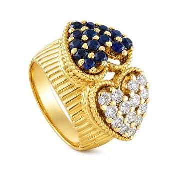 Ring - 18 karaat Geel goud, EXCLUSIEVE 18K Geelgouden Ring, Nieuw