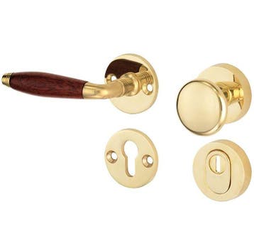SKG3 knop/kruk op rozet Bonton bubinga links +, Verzenden, Nieuw