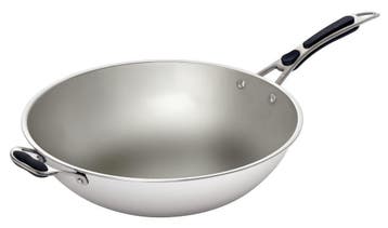 Bartscher Wokpan RVS met deksel | 6 liter | 640x360x220mm, Ophalen of Verzenden, Nieuw in verpakking