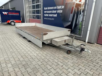 Eduard Plateauwagen | 405x180 cm - 2000 kg | 2019!, Auto diversen, Aanhangers en Bagagewagens, Gebruikt