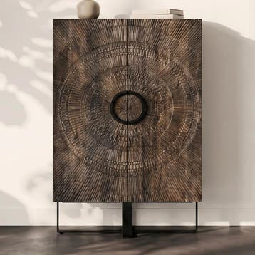 *WOONWINKEL* Tower Living Padua Unieke Kast Mangohout, Huis en Inrichting, Verzenden, Nieuw