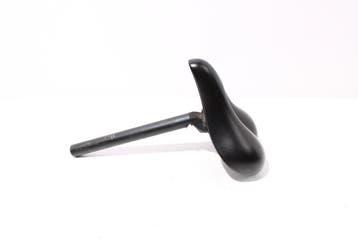 Zwart zadel | zoom zadelpen met diameter 27,2mm, Gebruikt, Zadel