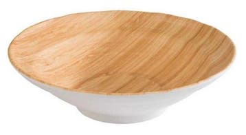 Melamine Schaal Rond | 30,5x30,5x(h)8,5cm | Bamboo line, Verzenden