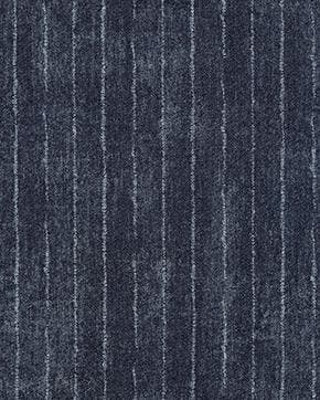 Katoen/Polyester Denim Strepen Indigo, Nieuw, Overige kleuren