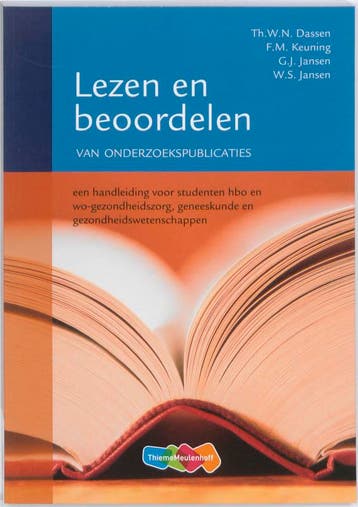 Lezen en beoordelen van onderzoekspublicaties, 9789006978063, Verzenden, Zo goed als nieuw, HBO