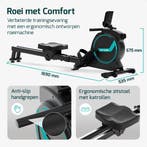 2dekans | FITAGE Roeitrainer - Roeimachine 16, Sport en Fitness, Fitnessmaterialen, Ophalen of Verzenden, Zo goed als nieuw