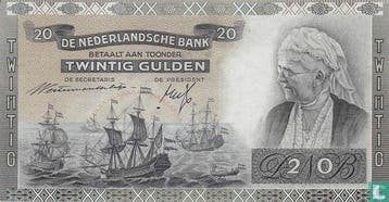 Nederland 20 gulden - 1941, Verzenden, Los biljet