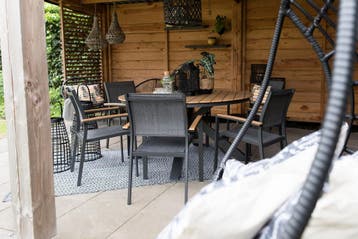 Ronde Tuintafel Arezzo Polywood Ø 120 cm Lesli Living, Verzenden, Nieuw