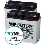 Set Scootmobiel Accus: 2X Agm Accu 12V 22Ah 181X77X167X167, Auto-onderdelen, Accu's en Toebehoren, Verzenden, Nieuw