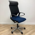 Wilkhahn Modus Ergo- bureaustoel, zwart - blauw, Gebruikt, Zwart, Ophalen of Verzenden, Bureaustoel