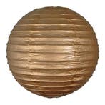Gouden bol lampion 25 cm - Lampionnen, Ophalen of Verzenden, Nieuw