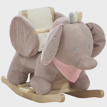 Schattige Olifant Wipstoel met Geluid en Veiligheidsgordel -, Verzenden, Nieuw
