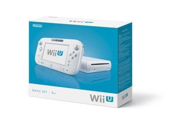 Wii U Console 8GB Wit + Gamepad in Doos, Spelcomputers en Games, Ophalen of Verzenden, Zo goed als nieuw
