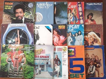 Diverse artiesten - 15 x LP albums Dutch famous singers,, Nieuw in verpakking