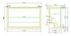 CombiSteel Barkoeler Zwart 298L | 3 schuifdeuren | Geforceer, Ophalen of Verzenden, Nieuw