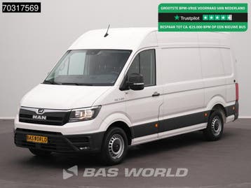 MAN TGE 3.180 Automaat 180PK L3H3 Trekhaak Navi Airco Cruise, Automaat, Stof, Gebruikt, Euro 6