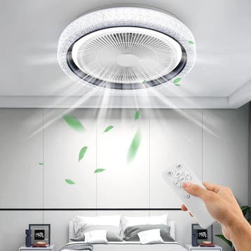 Bluetooth LED Plafondventilator RGB met Muziek, Verzenden, Nieuw