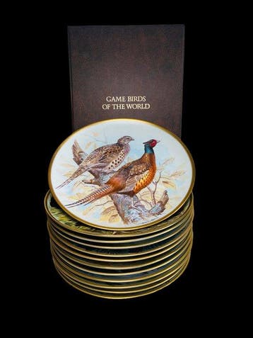 Haviland & Co. Limoges - Basil Ede - Bord (12) - Porselein -