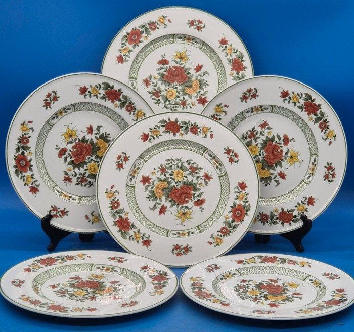 Villeroy & Boch – Speiseteller-Set „Summerday“ –, Antiek en Kunst, Antiek | Meubels | Tafels