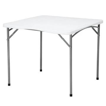 Inklapbare Buffettafel | CATERING | Kunststof/Metaal | Wit, Verzenden, Nieuw in verpakking