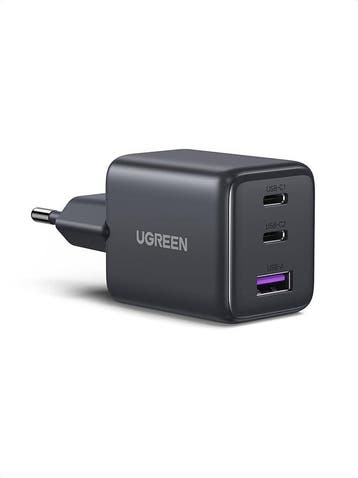 Ugreen USB C charger 30W 3 poorts, Verzenden