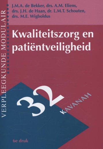 9789057401275 Verpleegkunde modulair 32 - Kwaliteitszorg ..., Verzenden, Zo goed als nieuw, Jacques de Bekker