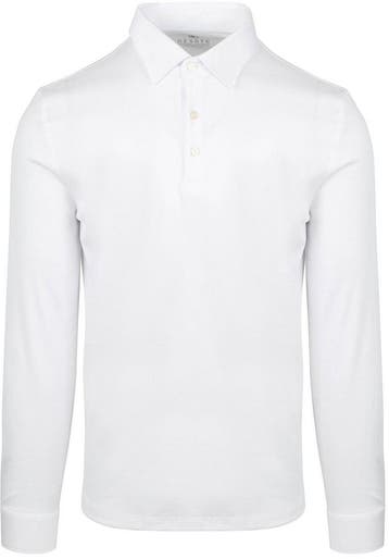 Desoto Longsleeve Poloshirt Essential Wit maat XL Heren, Verzenden, Wit, Desoto, Maat 56/58 (XL)