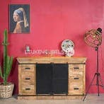 Mangohouten dressoir Emma, leverbaar in meerdere maten., Huis en Inrichting, Kasten | Dressoirs, 100 tot 150 cm, Overige materialen